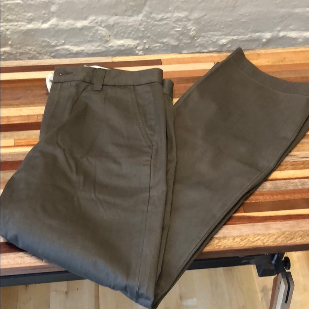 Banana republic flat front pants